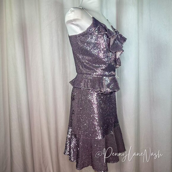 Rebecca Minkoff Sequined Ruffled Tank & Skirt Set - Picture 4 of 15